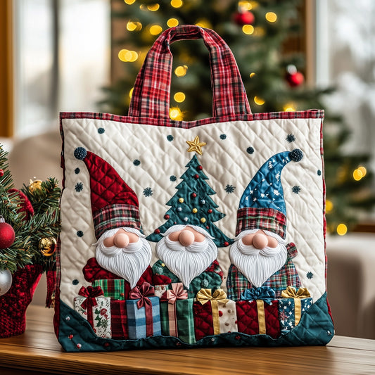 Christmas Gnomes Quilted Tote Bag GFTOTG454