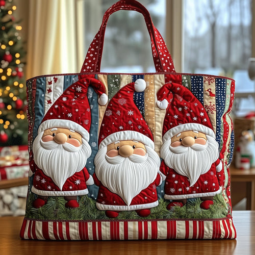 Christmas Gnomes Quilted Tote Bag GFTOTG457