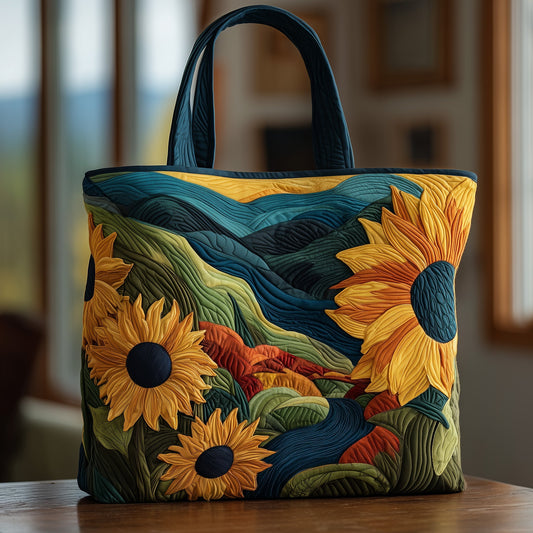 Sunflower Quilted Tote Bag GFTOTG49