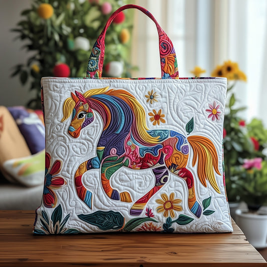 Funky Horse Quilted Tote Bag GFTOTG501