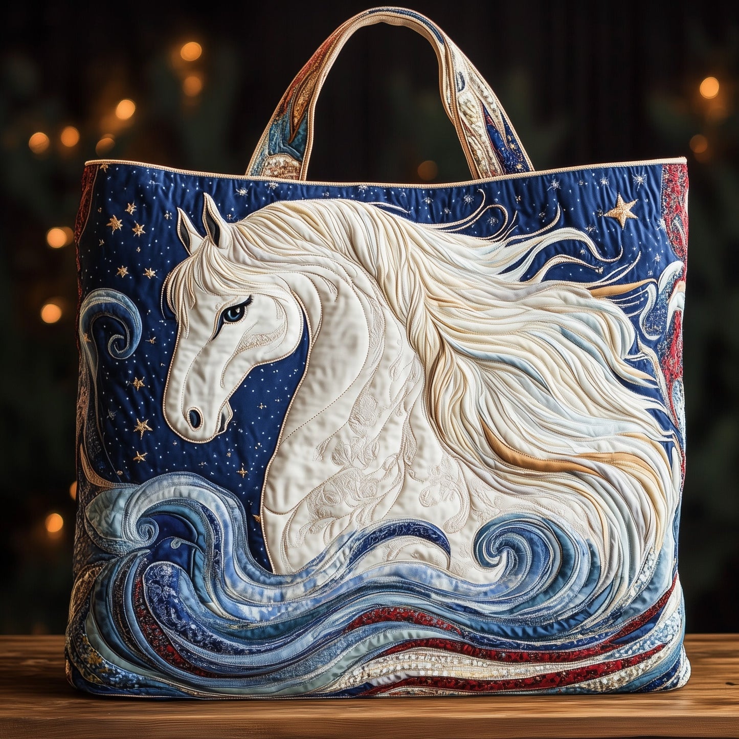 Majestic Horse Quilted Tote Bag GFTOTG502