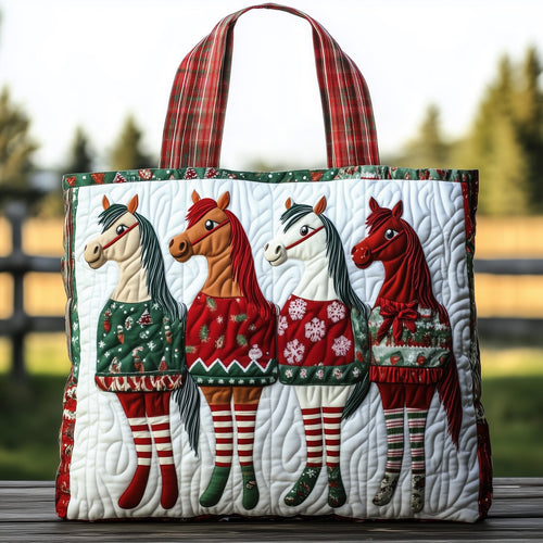 Funky Horse Quilted Tote Bag GFTOTG504