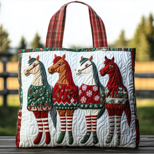 Funky Horse Quilted Tote Bag GFTOTG504
