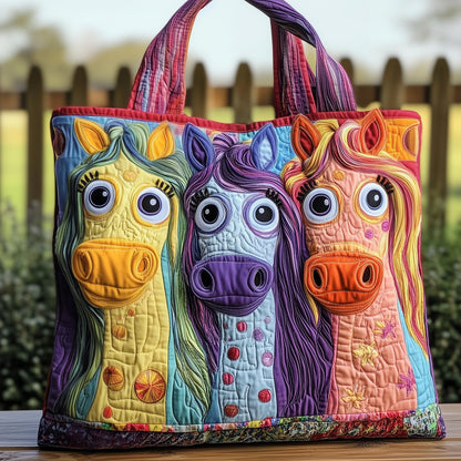 Funky Horse Quilted Tote Bag GFTOTG505