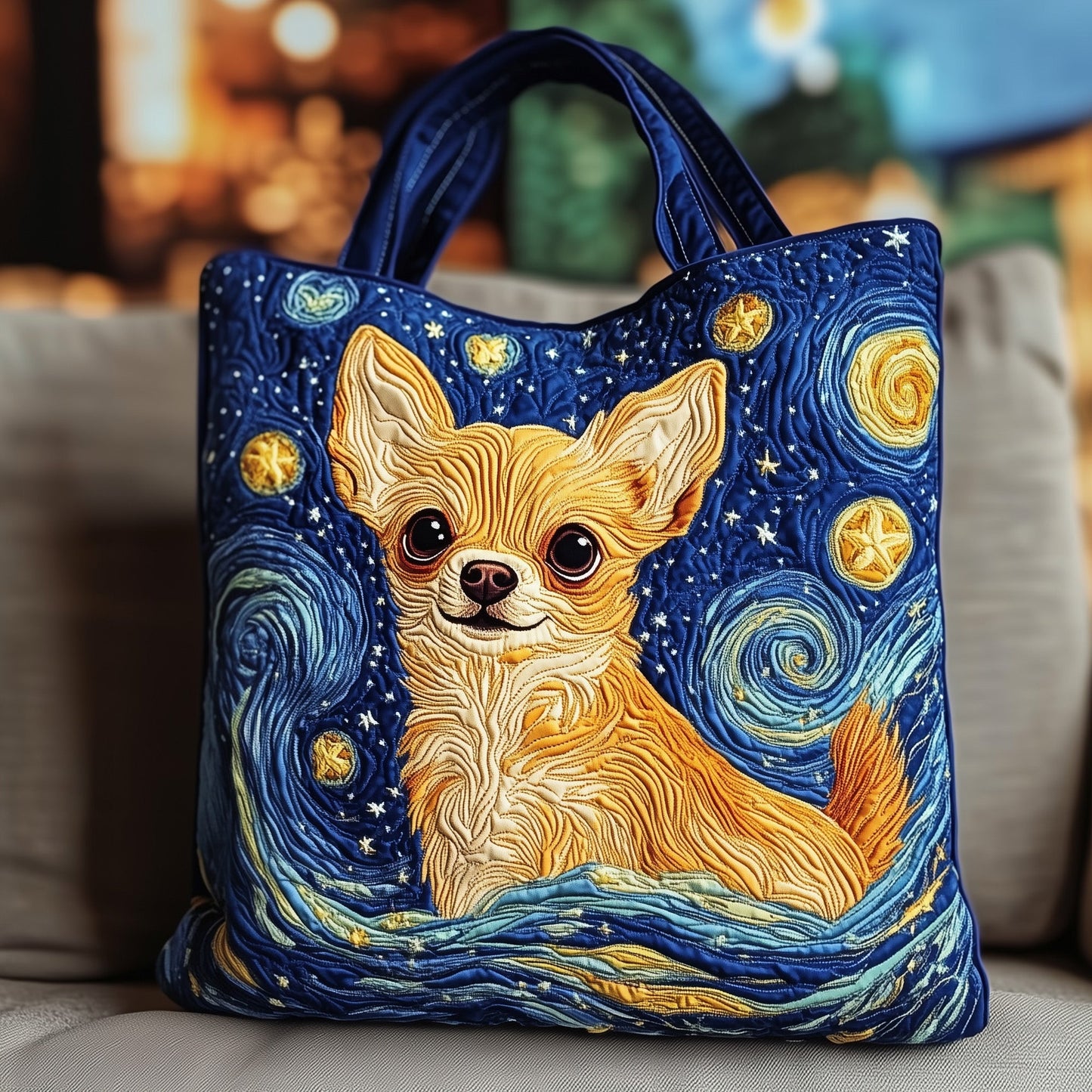 Twinkle Paws Quilted Tote Bag GFTOTG541