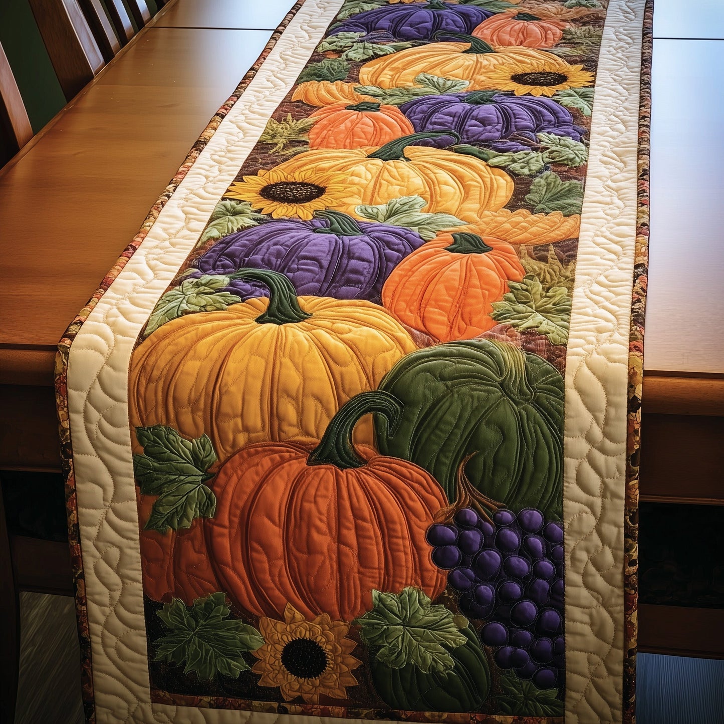Autumn Harvest Quilted Table Runner GFTOTG54