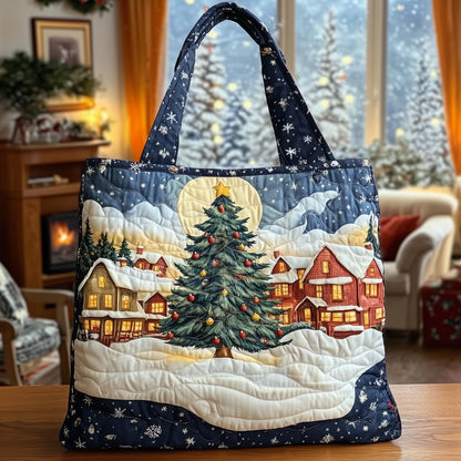 Christmas Village Quilted Tote Bag GFTOTG593