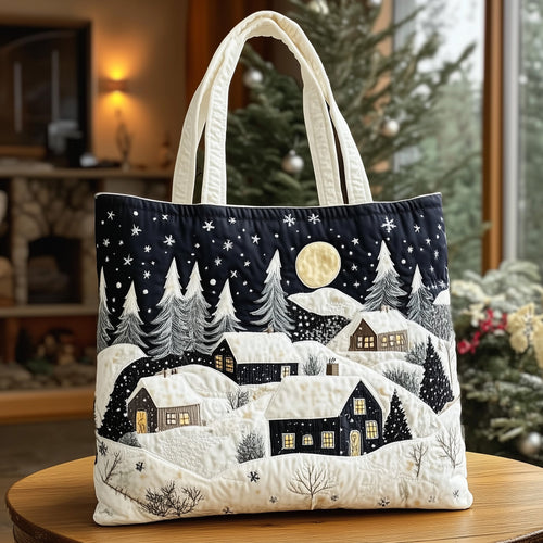 Christmas Village Quilted Tote Bag GFTOTG594