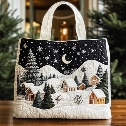 Christmas Village Quilted Tote Bag GFTOTG596