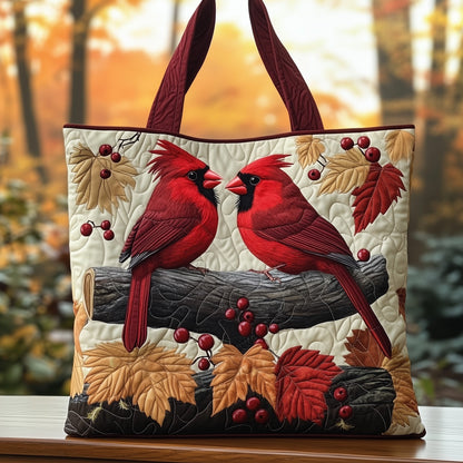 Cardinal Love Quilted Tote Bag GFTOTG606