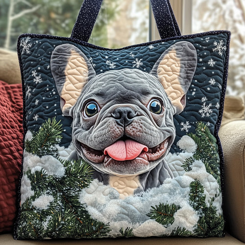 Adorable Frenchie Quilted Tote Bag GFTOTG610