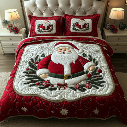 Jolly Santa Quilted Bedding Set GFTOTG627