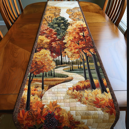 Serene Autumn Quilted Table Runner GFTOTG62