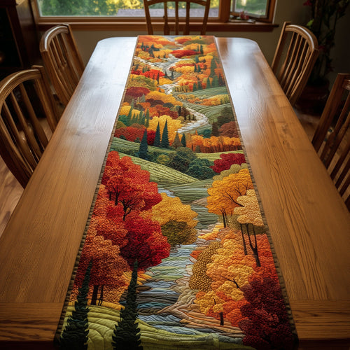 Serene Autumn Quilted Table Runner GFTOTG63