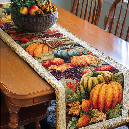 Autumn Harvest Quilted Table Runner GFTOTG65