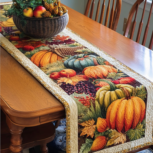 Autumn Harvest Quilted Table Runner GFTOTG65