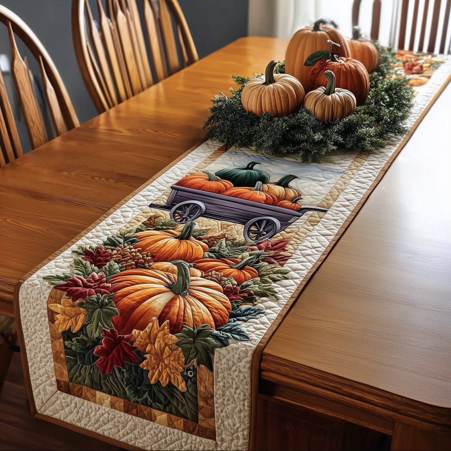 Autumn Harvest Quilted Table Runner GFTOTG67