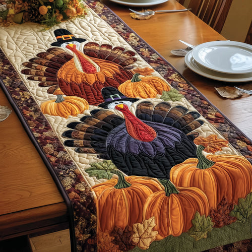 Autumn Feast Quilted Table Runner GFTOTG71