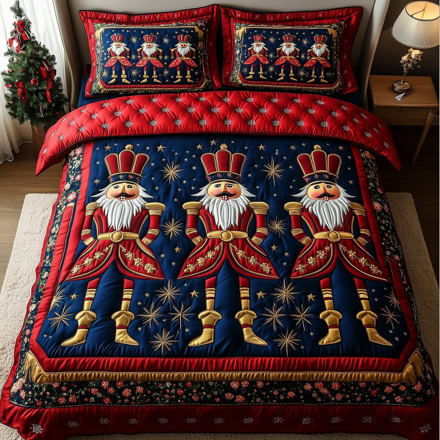 Christmas Guardian Quilted Duvet Cover Set GFTOTG731