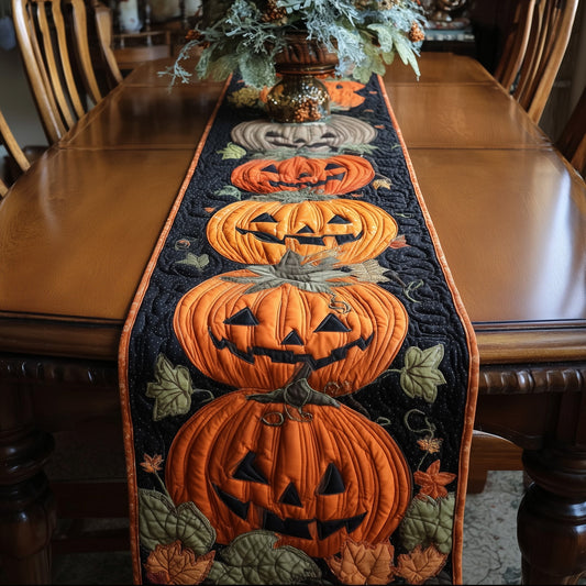 Pumpkin Night Quilted Table Runner GFTOTG74