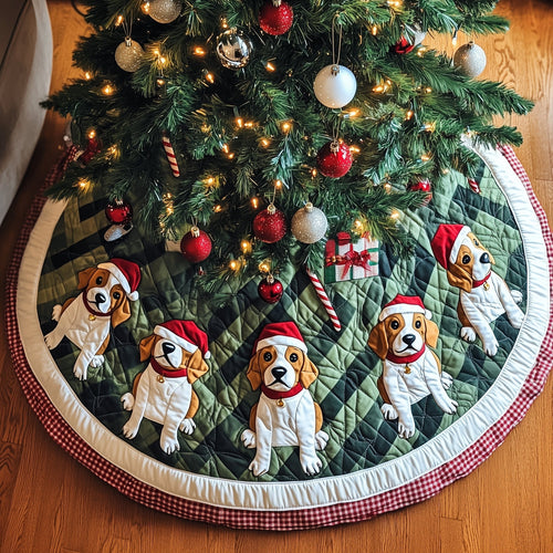 Adorable Beagle Quilted Tree Skirt GFTOTG767