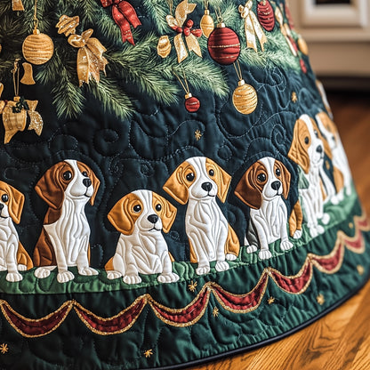 Adorable Beagle Quilted Tree Skirt GFTOTG769