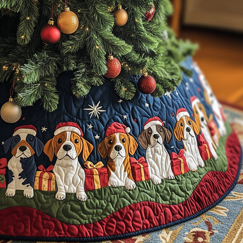 Adorable Beagle Quilted Tree Skirt GFTOTG771