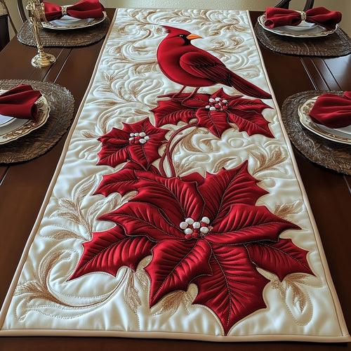 Poinsettia Quilted Table Runner GFTOTG808
