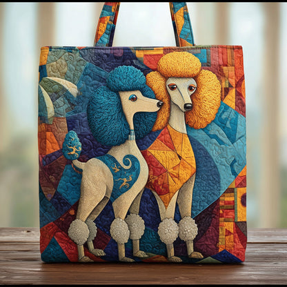Poodle Quilted Tote Bag GFTOTG81