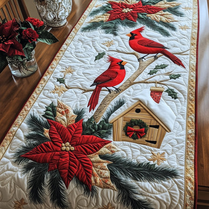 Poinsettia Quilted Table Runner GFTOTG810