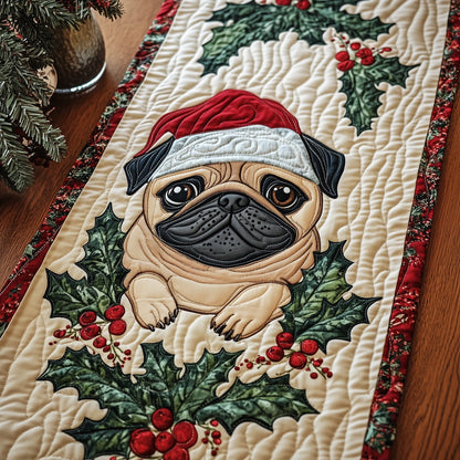 Adorable Pug Quilted Table Runner GFTOTG850