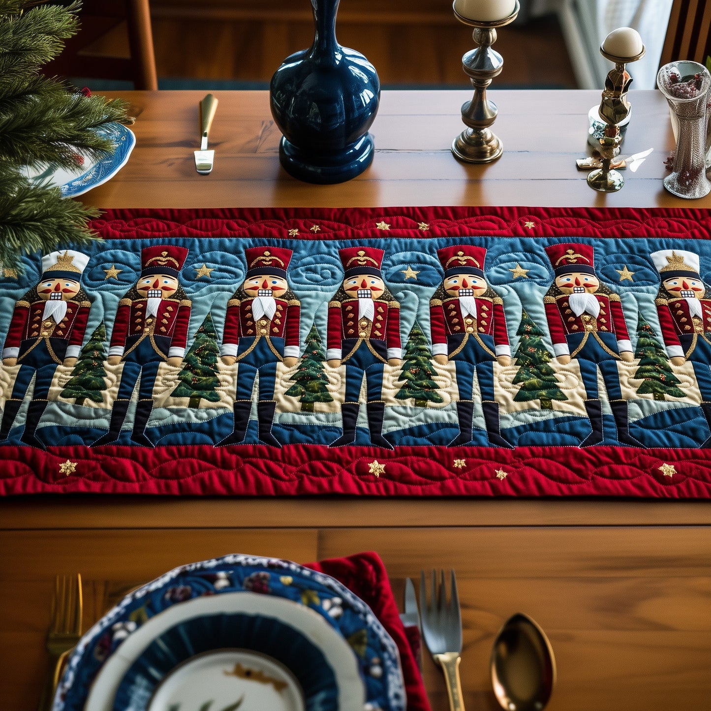 Nutcracker Quilted Table Runner GFTOTG851