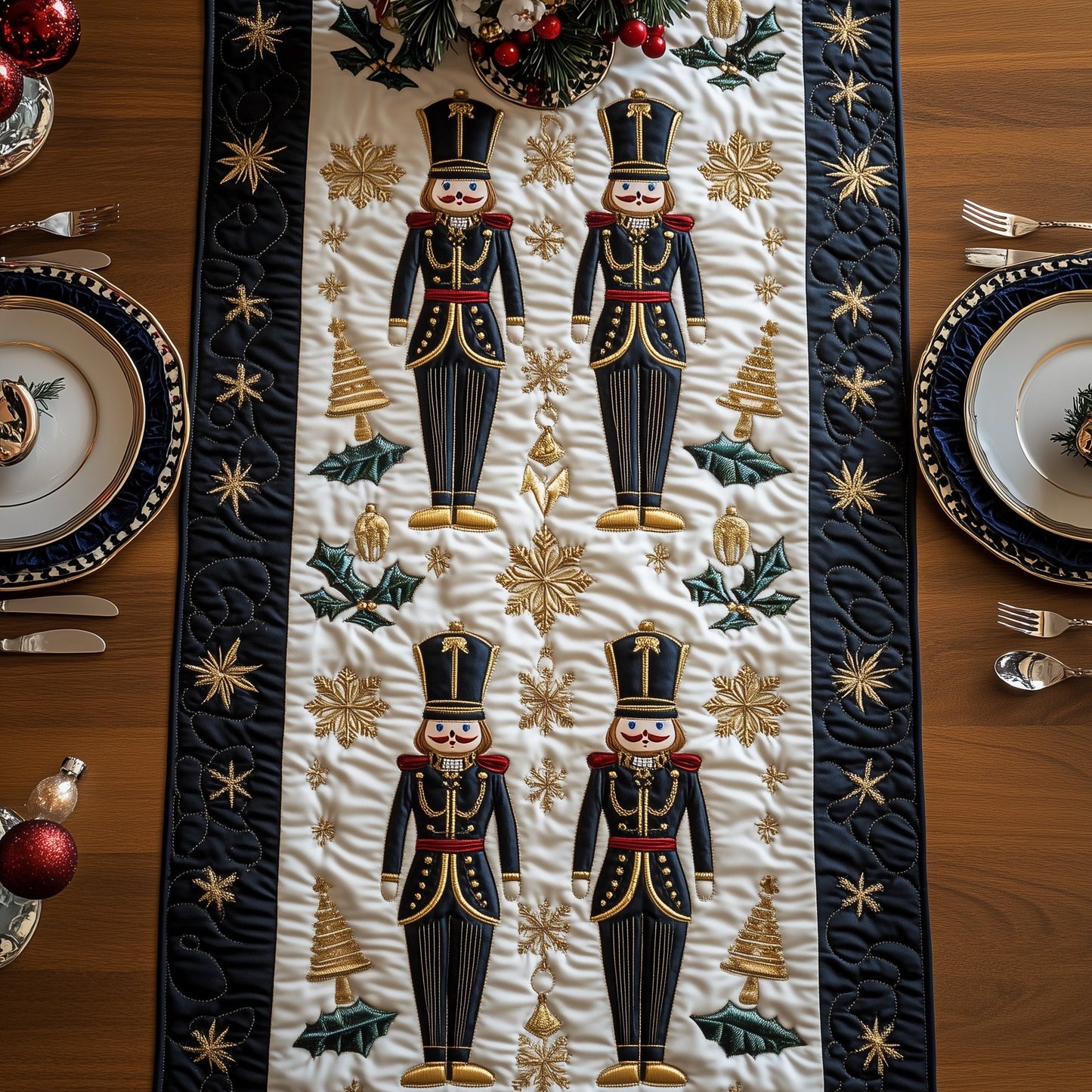 Nutcracker Quilted Table Runner GFTOTG857