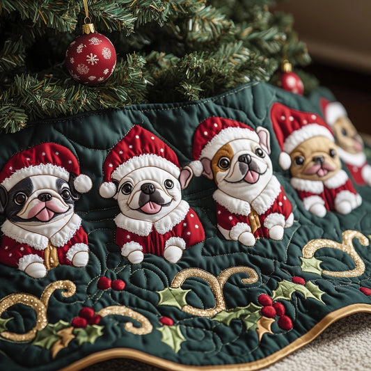 Adorable Frenchie Quilted Tree Skirt GFTOTG858