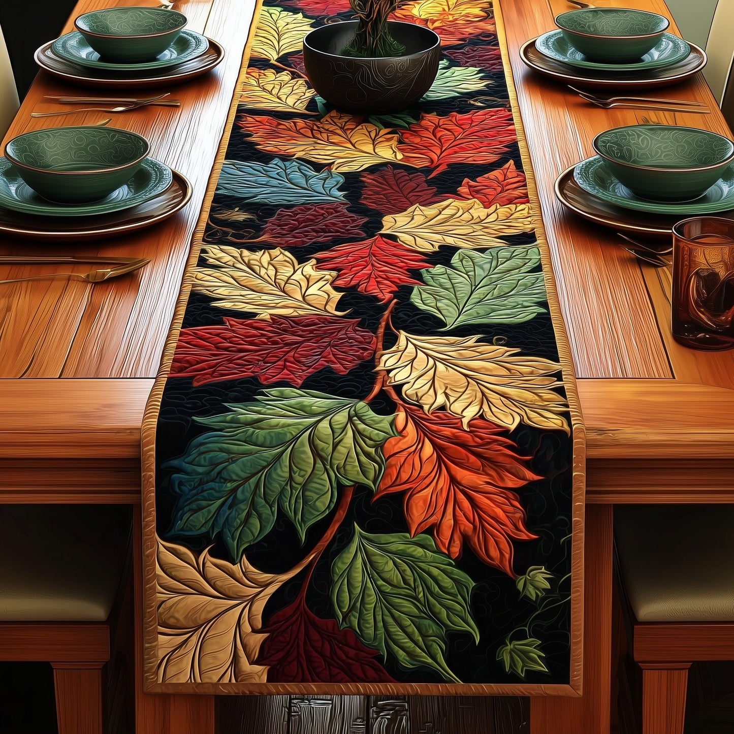Autumn Breeze Quilted Table Runner GFTOTG86