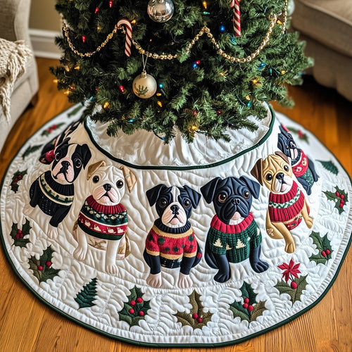 Adorable Frenchie Quilted Tree Skirt GFTOTG860