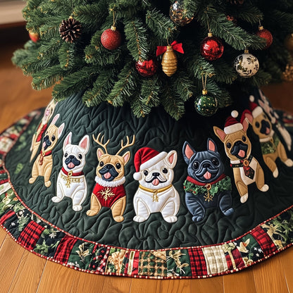 Adorable Frenchie Quilted Tree Skirt GFTOTG863