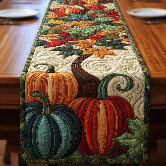 Autumn Pumpkin Dream Quilted Table Runner GFTOTG87