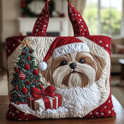 Adorable Shih Tzu Quilted Tote Bag GFTOTG871
