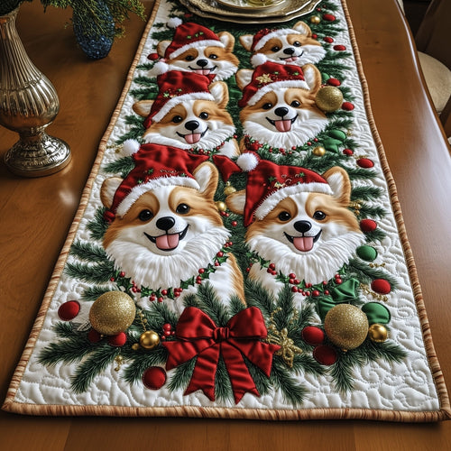 Adorable Corgi Quilted Table Runner GFTOTG898