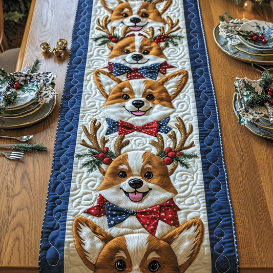 Adorable Corgi Quilted Table Runner GFTOTG900