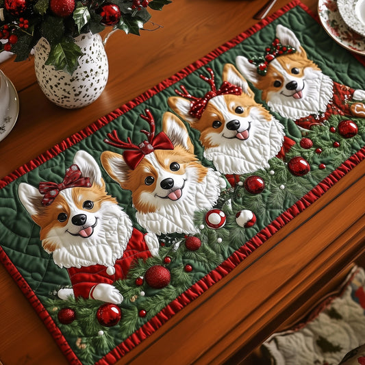 Adorable Corgi Quilted Table Runner GFTOTG902