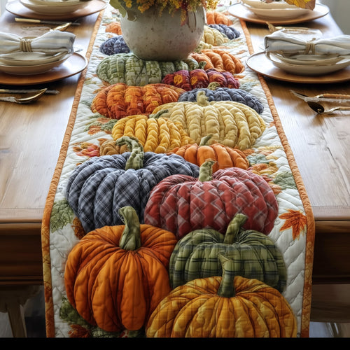 Autumn Pumpkin Dream Quilted Table Runner GFTOTG92