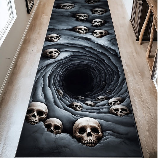 Skull Swirl Runner Rug GFTOTG925