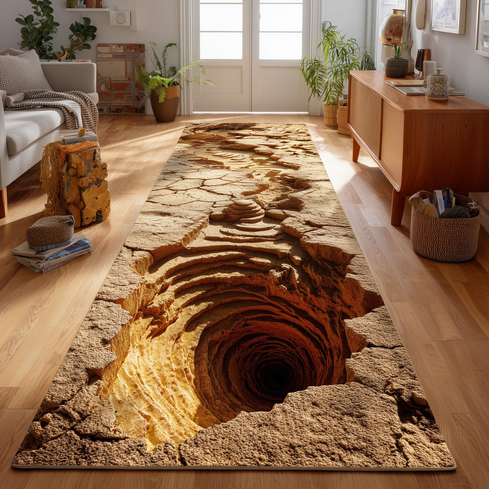 Sand Vortex Runner Rug GFTOTG959 – Patchique Store