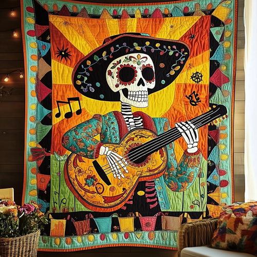 Day of the Dead Quilted Blanket GFTOTL1073