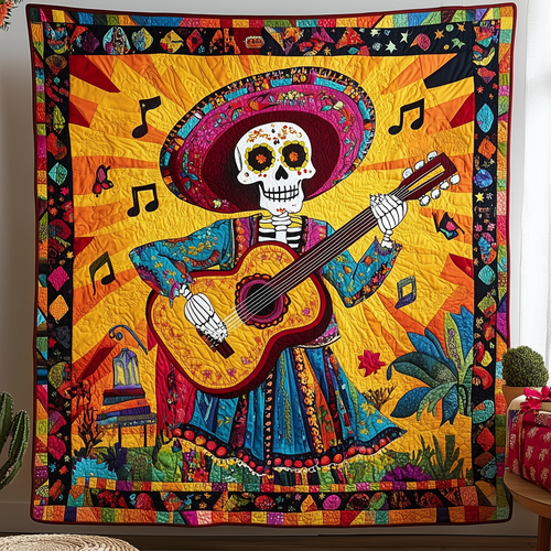 Day of the Dead Quilted Blanket GFTOTL1079