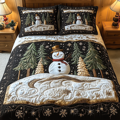 Magic of Christmas 3-Piece Quilted Bedding Set GFTOTL1448