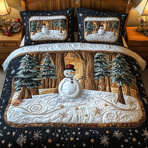 Magic of Christmas 3-Piece Quilted Bedding Set GFTOTL1449