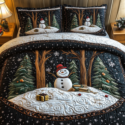 Magic of Christmas 3-Piece Quilted Bedding Set GFTOTL1451